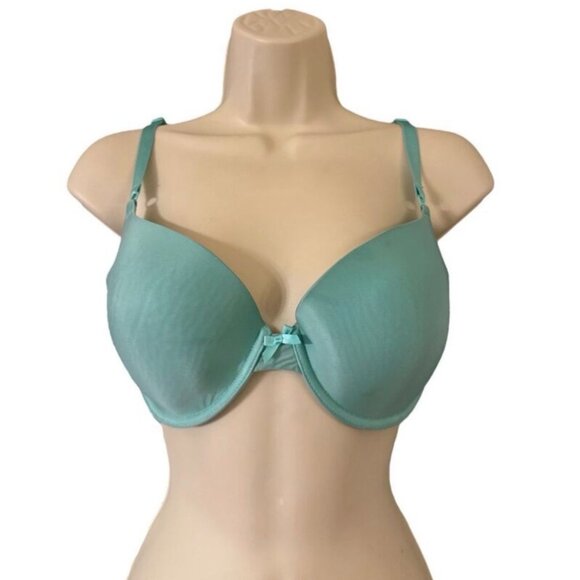 Victorias Secret Green Demi Lightly Lined Underwire Bra 38C*Sissy*EUC*Halloween - Picture 1 of 3